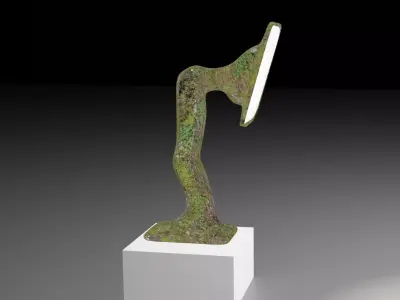 grass lamp 3D model