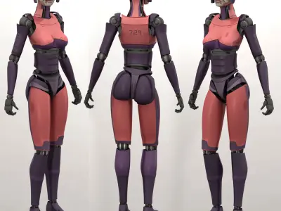 2ndGen 2 Rigged 3D model