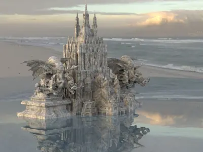Temple of the Deep Cthulhu 1 3D model