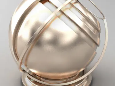 VRAY SHADER---METAL---Electrum 50 Texture