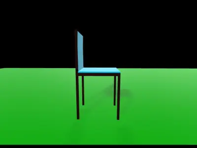 Chair 3D Model By Punhan Dadasov Low-poly 3D model