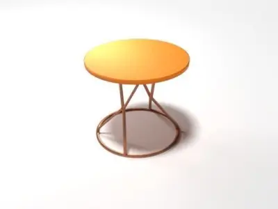 Center Table - Round Free low-poly 3D model