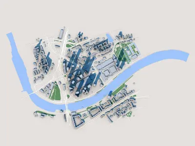 Moscow City Russia  3D model
