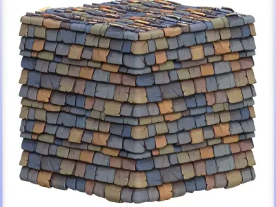 Stylized Roof Seamless Texture Texture 8