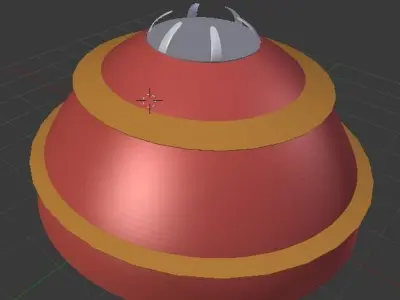 Hokage Building simplified 3D model