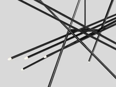 019 barco lumidora chandelier 3D model