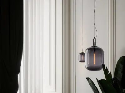 MAX LARGE and MINI LED PENDANTS By Stone Lighting 3D model