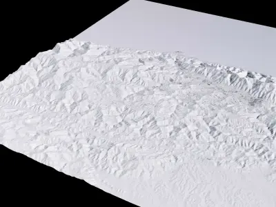 Caracas Venezuela City Landscape 3D Model 3D model