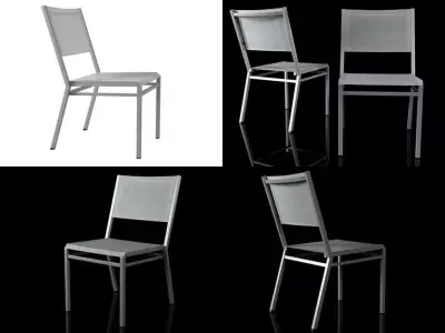 Equinox chair 3D model