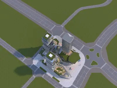 Cityscape 5 3D model