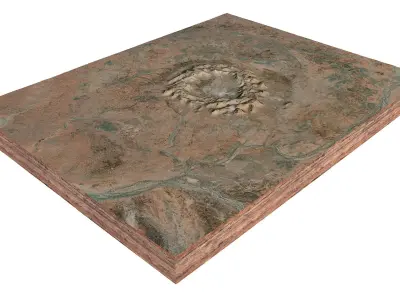 Gosses Bluff Crater Australia 3D model