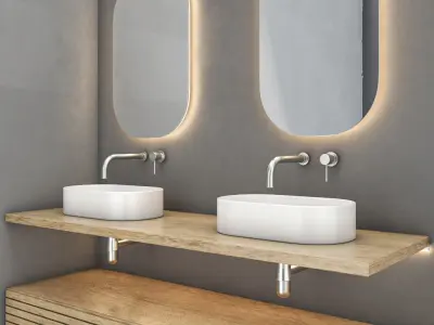 bathroom set 15 3D model