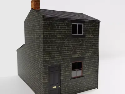 British Row Home 03 3D model
