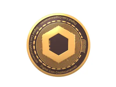 Chainlink Coin v2 001 3D model