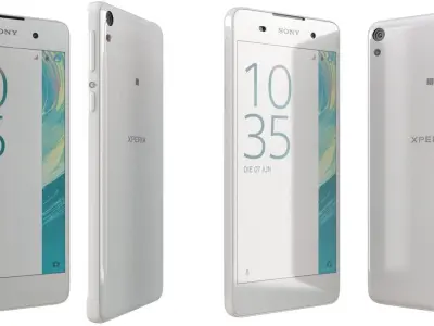 Sony Xperia E5 White 3D model