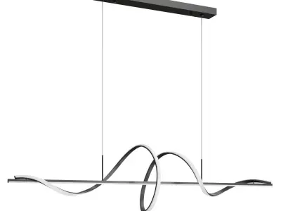 WOMO Spiral Led Kitchen Pendant Light-WM2129 3D model