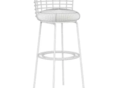 BAR CHAIR BERRY Low-poly 3D model