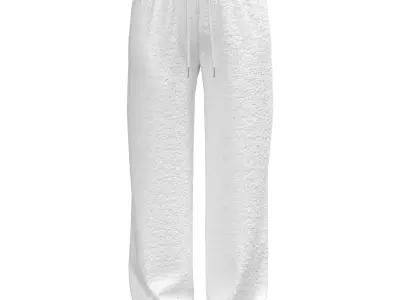 Female Street Wear Collection 3D model