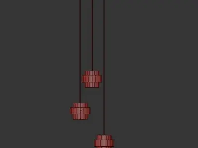 Truvor Chandelier 3D model