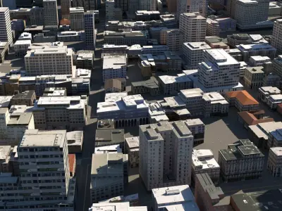 City 122 Low-poly 3D model