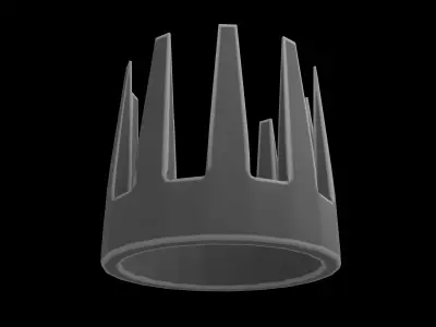 Crown v1 009 Low-poly 3D model