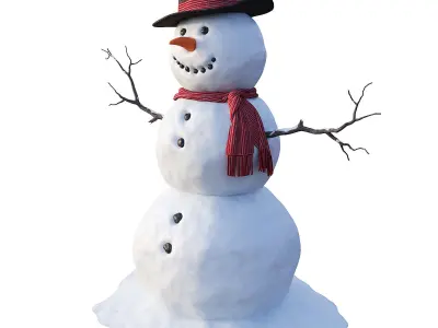Snowman 3D model