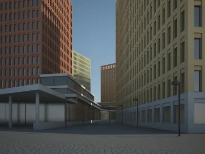 City Block 3D model