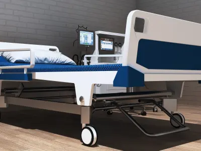 Dialysis Unit 4K 3D model