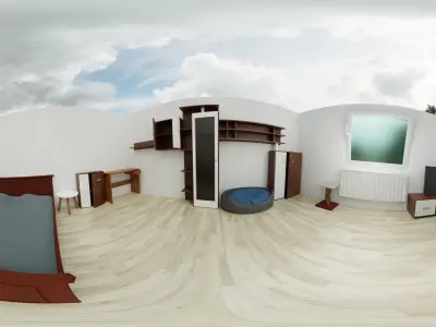 Modern Bedroom 3D model