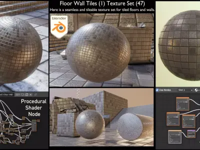 Floor Wall Tiles 1 Texture Set 47 Texture