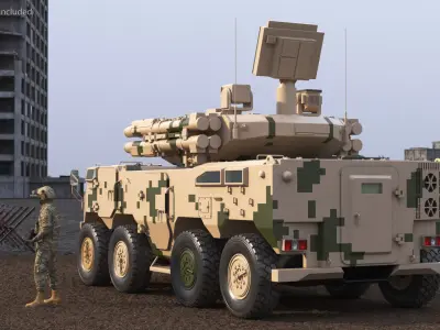  Type 625E Surveillance System and Soldier 