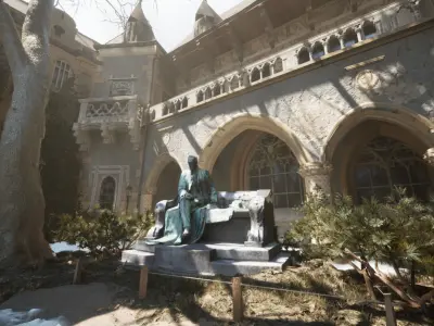 Karolyi Sandor counts statue 3D model