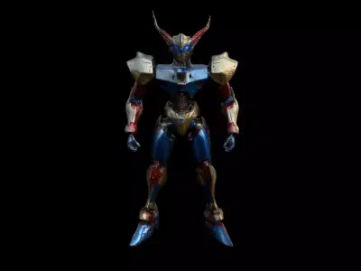 Robots Pack 2 Low-poly 3D model