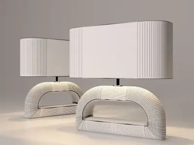 Visual comfort - Utopia Combed Console Lamp  Low-poly 3D model