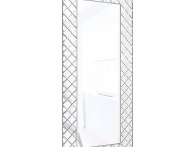 Venetian large floor and wall mirror 3D model