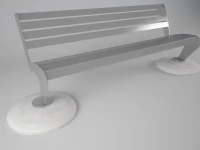 3D bench Abyssus model 3D model