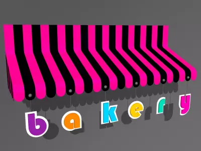 Awning 3d Model 03 3D model