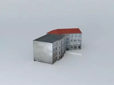 Riga street  Free 3D model