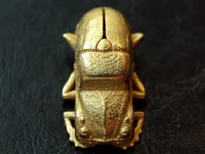 VW Beetle Scarab Pendant 3D print model