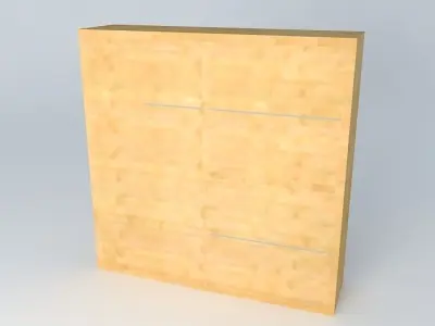 Shelf Cabinet DOORS HZ4FS 12 12 BRW Milano Oak 3D model