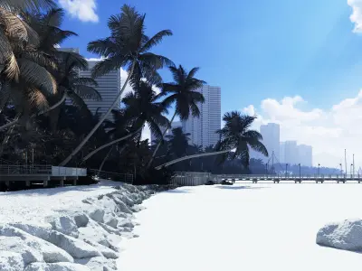 City and the Beach Bundle vol 1 3D model