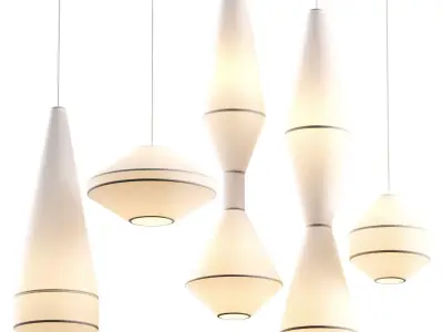 Coco Flip Mayu Pendant Lamps Collection 3D model