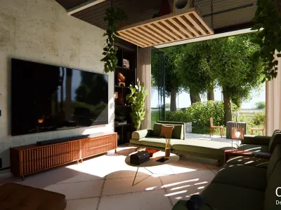 2026 Modern Modular House 10 for Blender Eevee and Cycles 3D model