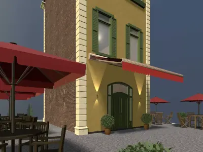 Retro cafe 2023-0006 3D model