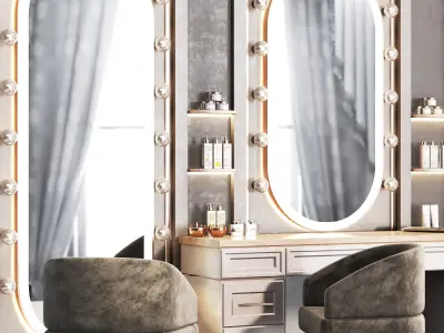 Beauty salon 16 Low-poly 3D model