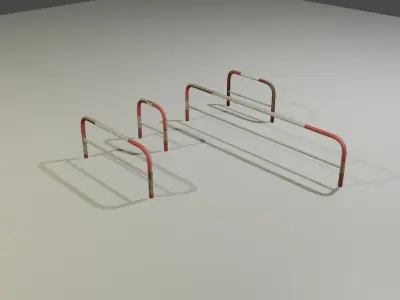 Urban Scenery Accessories Kit Low-poly 3D model