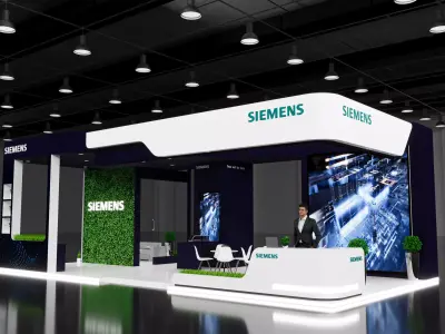 booth 6x12 3D model