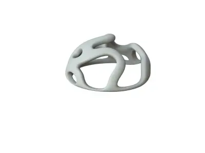 SciFi Cube Object No 44874 Low Poly Shape Low-poly 3D model