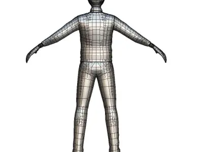 Cartoon Low Poly Style Avatar 003 3D Model Low-poly 3D model