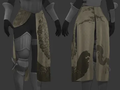 Doom Breaker Outfit for Genesis 9 Toon